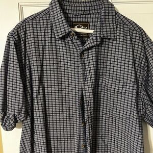 Drake button up short sleeve shirt.